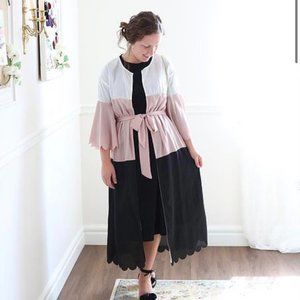 Peony Street ColorBlock Kimono
